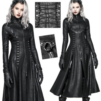 Manteau long cuir Matrix