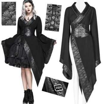 Veste kimono asymétrique