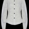 Chemise dentelle camée Blanche Chemise dentelle camée Blanche