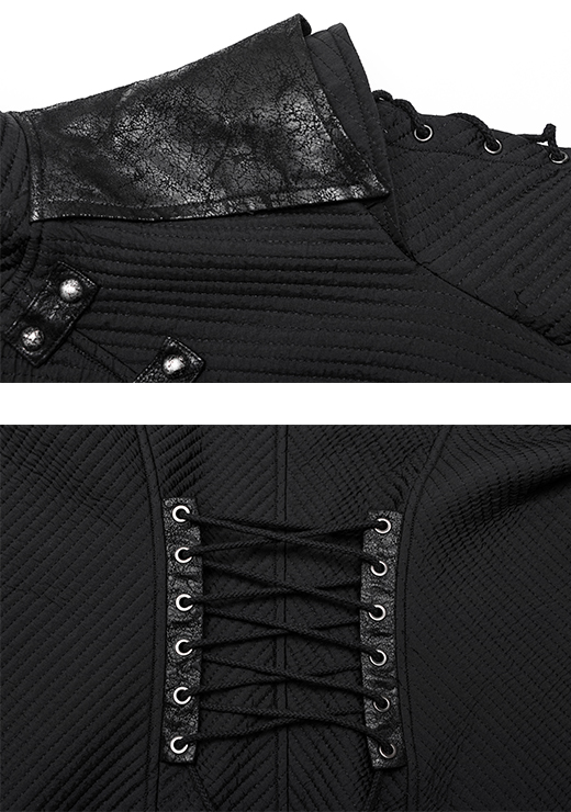 Manteau armure capitonné