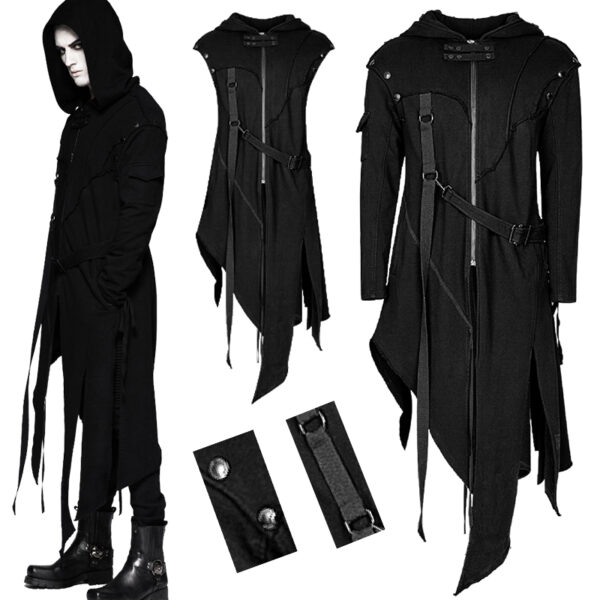 Manteau sweatshirt à capuche – Transformable