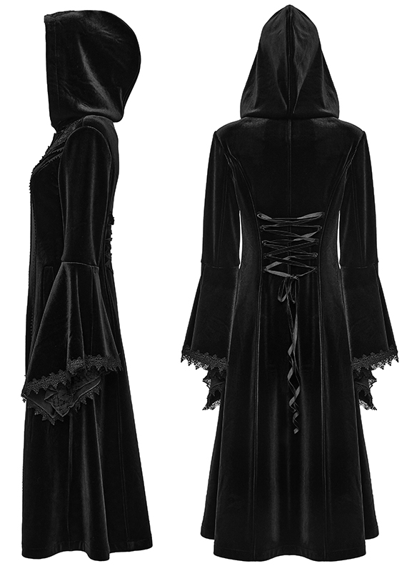 Manteau velours brodé Mystique Manteau velours brodé Mystique