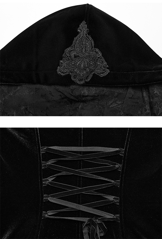 Manteau velours brodé Mystique Manteau velours brodé Mystique