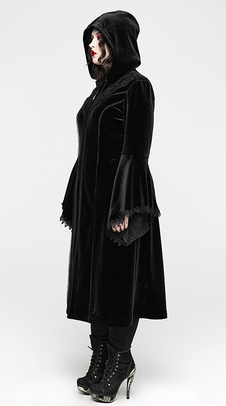 Manteau velours brodé Mystique Manteau velours brodé Mystique