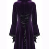 Manteau velours violet Mystique Manteau velours violet Mystique