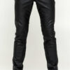 Pantalon slim en cuir vegan