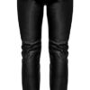 Pantalon slim en cuir vegan