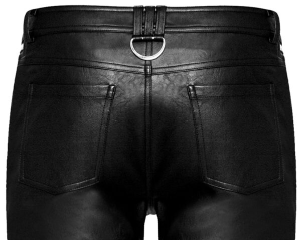 Pantalon slim en cuir vegan