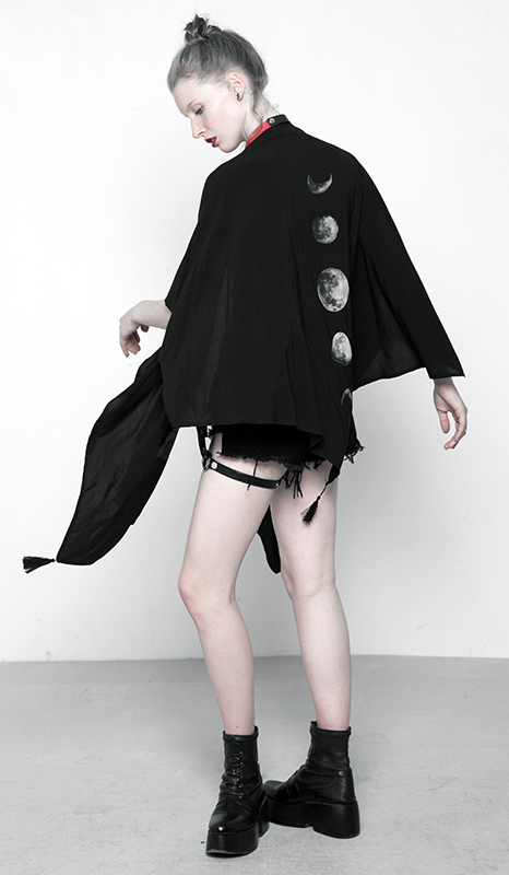 Veste châle cycle lunaire