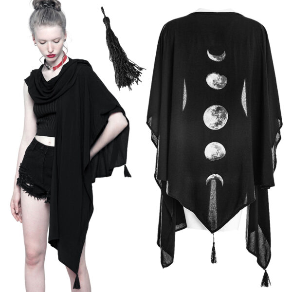 Veste châle cycle lunaire