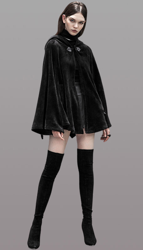 Manteau cape sorcière Lune