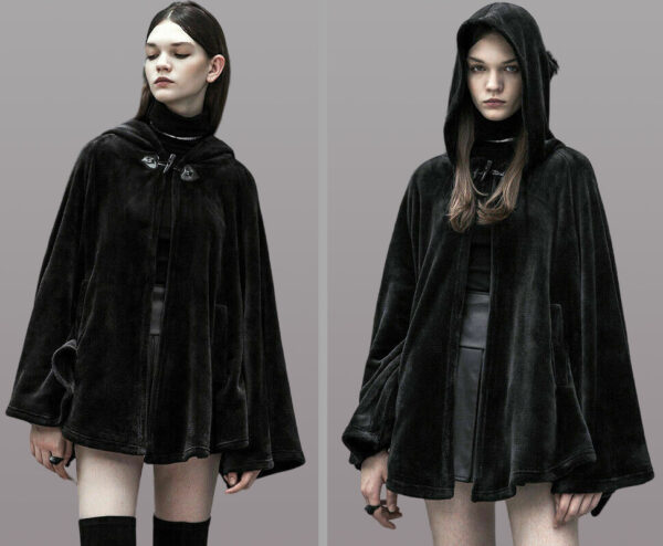 Manteau cape sorcière Lune