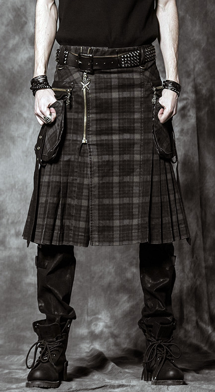 Kilt en jeans écossais