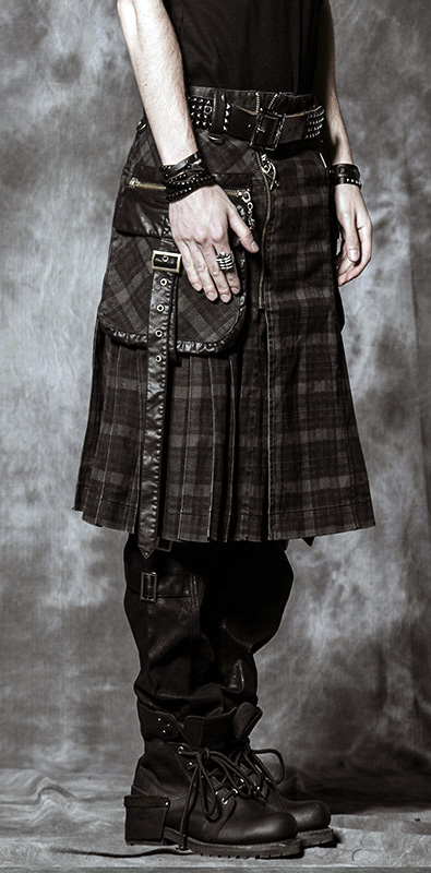 Kilt en jeans écossais