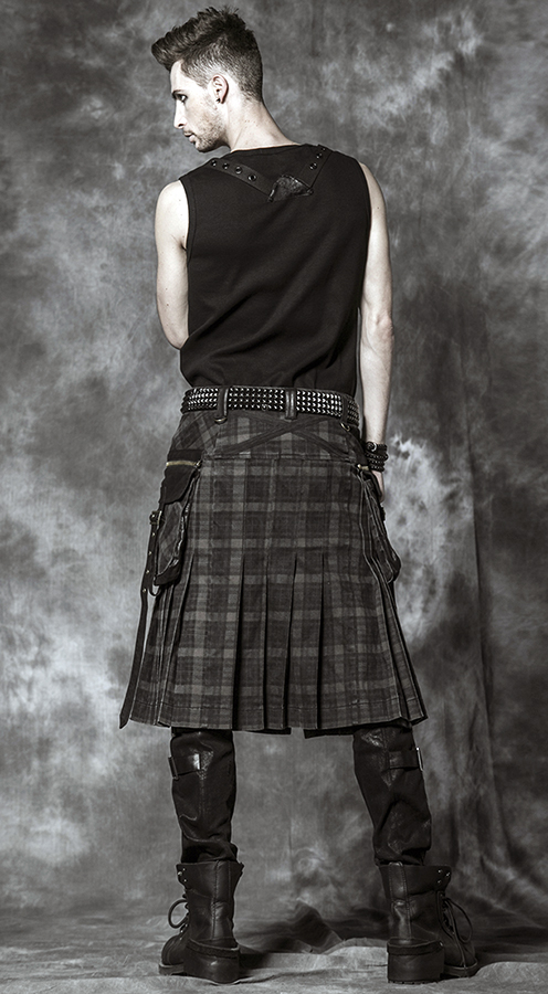 Kilt en jeans écossais