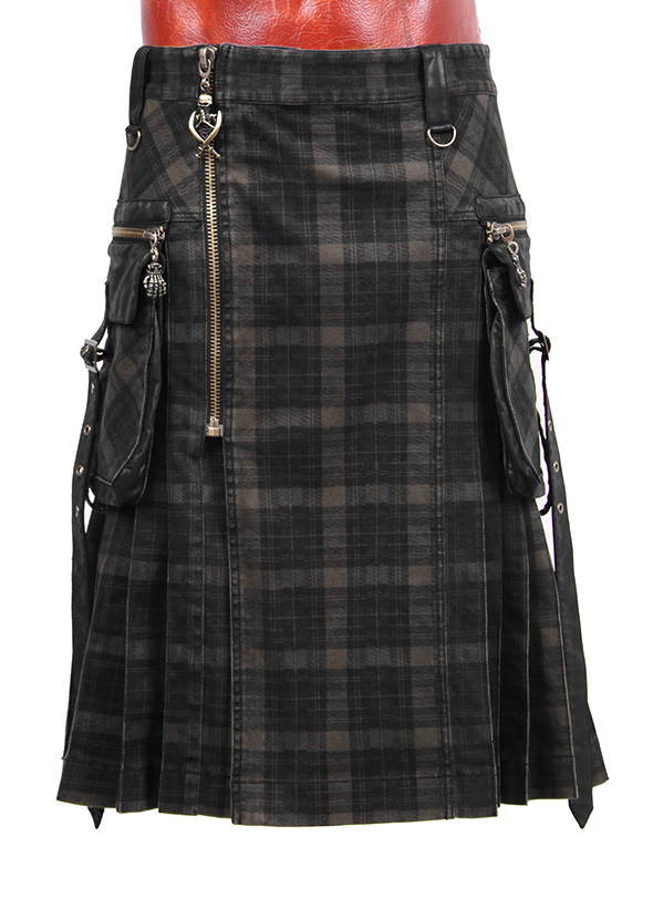 Kilt en jeans écossais