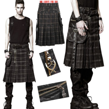 Kilt en jeans écossais