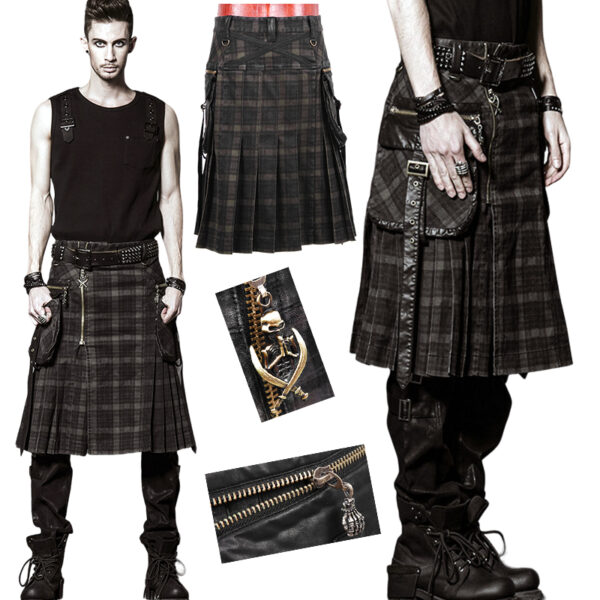 Kilt en jeans écossais