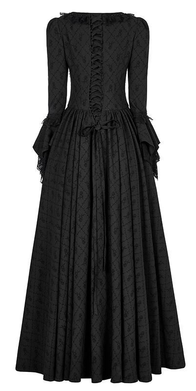 Robe de mariée princesse roses noires