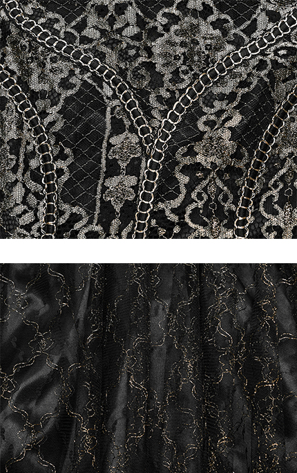 Robe de mariée elfique dorée