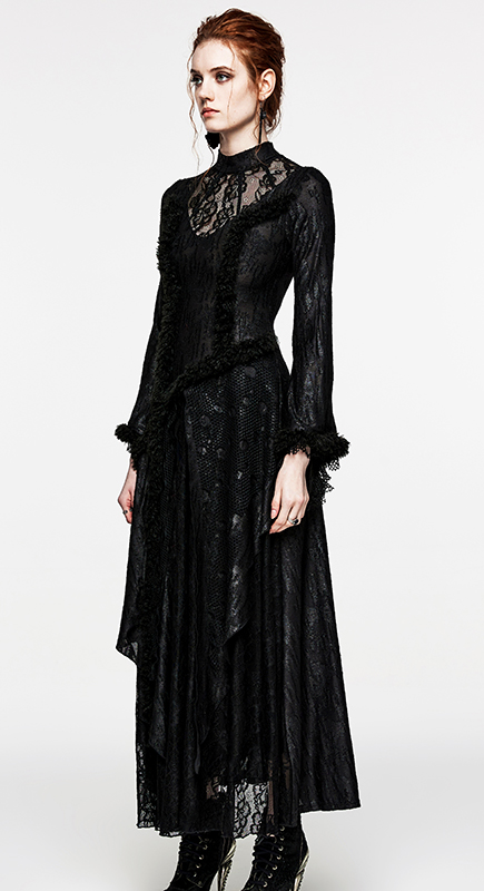 Robe de mariée victorienne destroy