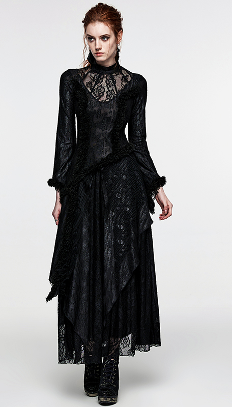 Robe de mariée victorienne destroy