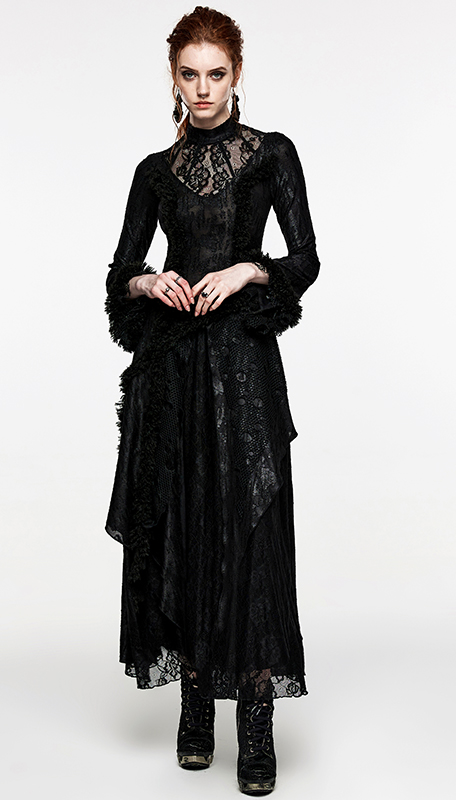 Robe de mariée victorienne destroy