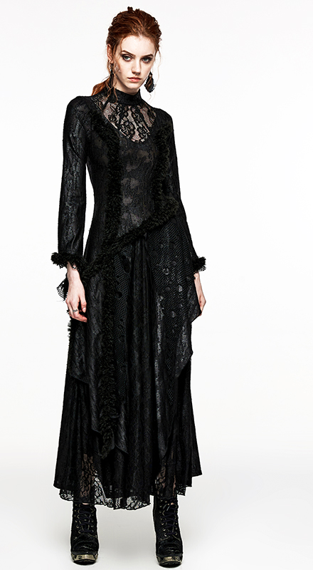 Robe de mariée victorienne destroy