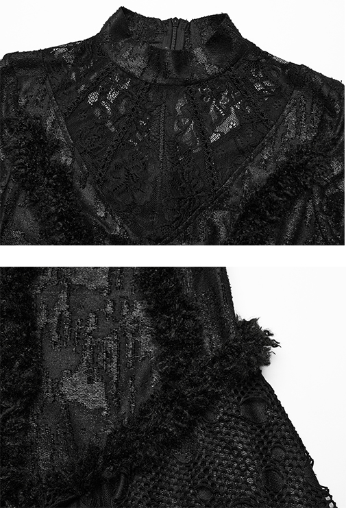 Robe de mariée victorienne destroy