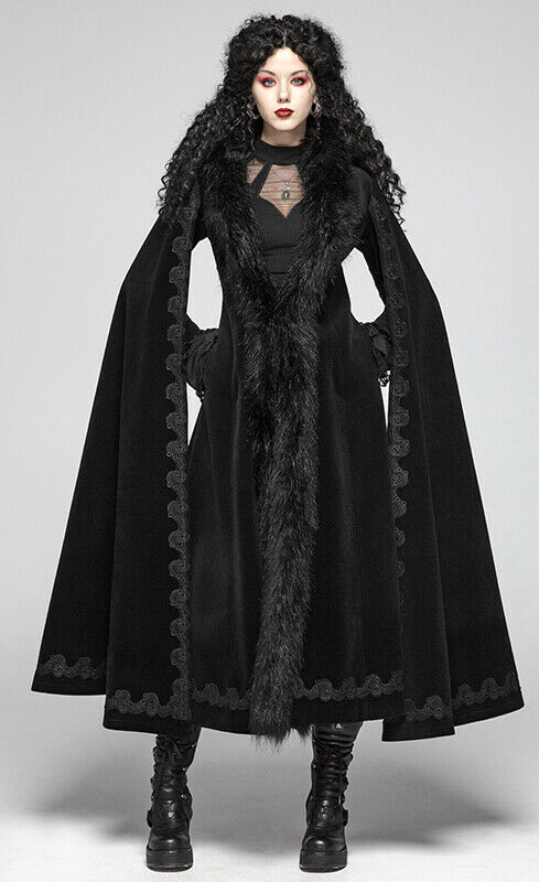 Manteau manches cape