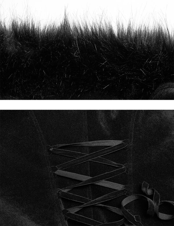 Manteau manches cape