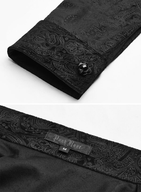 Chemise en velours Paisley