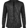 Chemise en velours Paisley