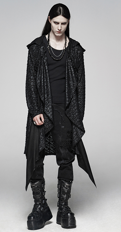 Cardigan destroy à grande capuche Cardigan destroy à grande capuche