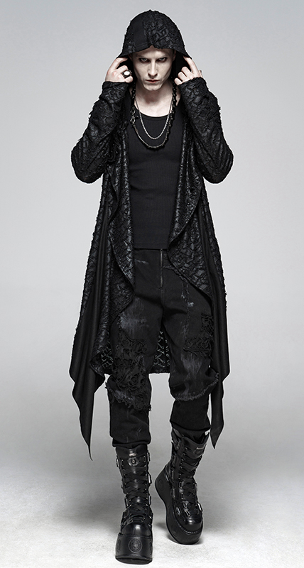 Cardigan destroy à grande capuche Cardigan destroy à grande capuche