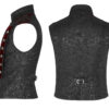 Gilet jacquard officier Noir et Bordeaux Gilet jacquard officier Noir et Bordeaux