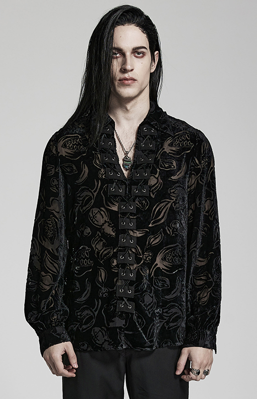 Chemise velours Monstroplante
