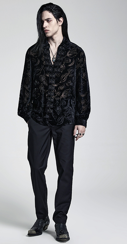 Chemise velours Monstroplante