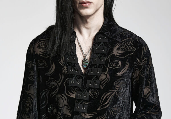 Chemise velours Monstroplante