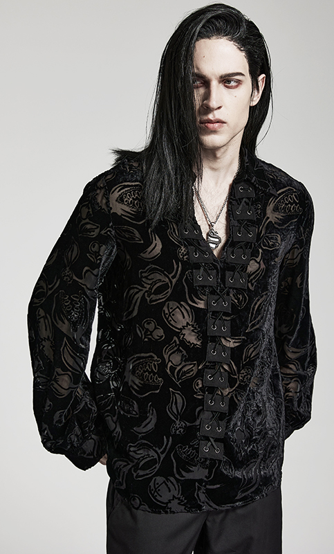 Chemise velours Monstroplante