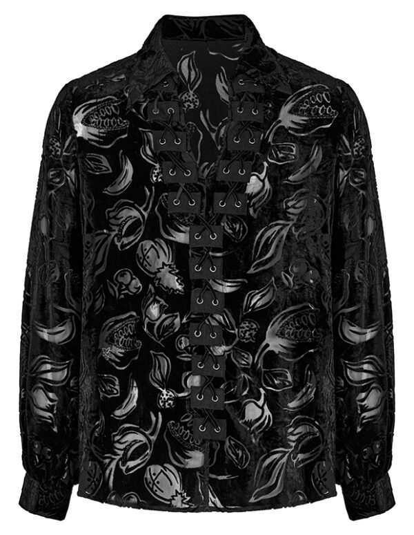 Chemise velours Monstroplante