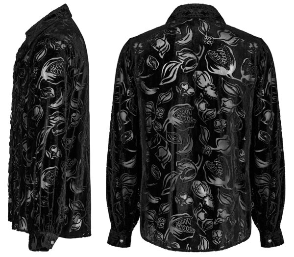 Chemise velours Monstroplante