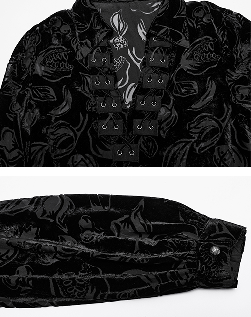 Chemise velours Monstroplante