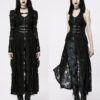 Veste robe dentelle destroy