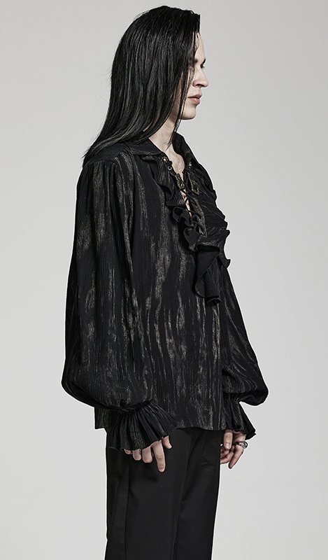 Chemise à effet délavé