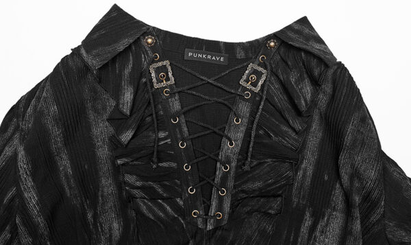 Chemise à effet délavé