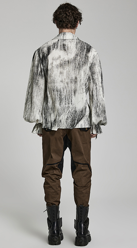 Chemise à effet vieilli