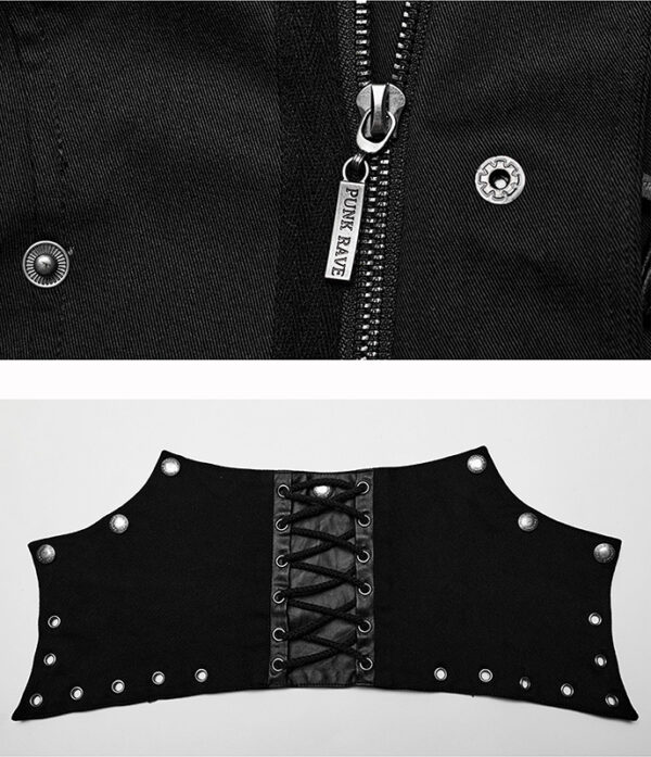 Manteau dark armure clouté