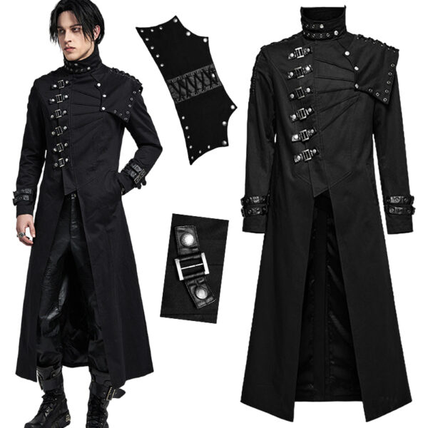 Manteau dark armure clouté