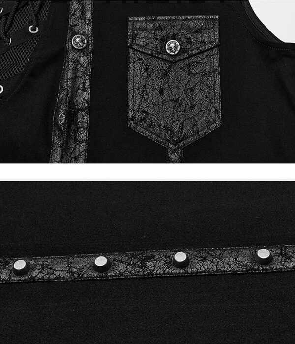 Chemise à résille et clous Chemise à résille et clous